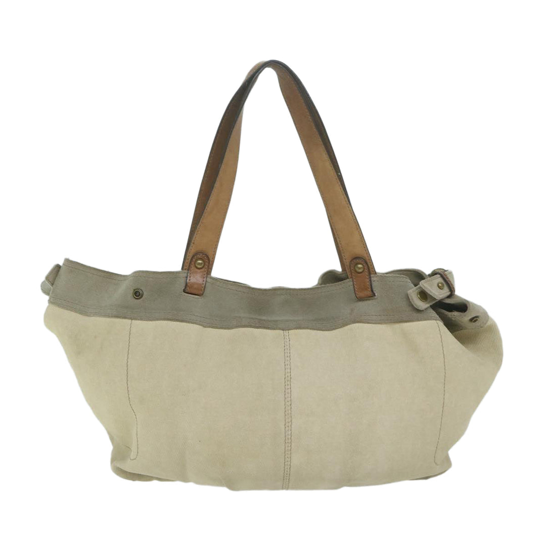 Top Quality Burberry Blue Label Tote Bag Canvas Beige Auth ti1476