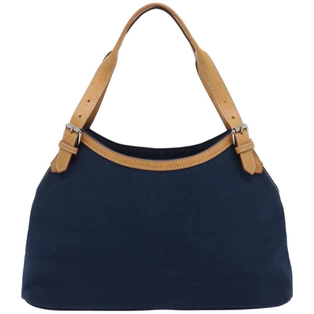 BURBERRY Blue Label Tote Bag Canvas Navy Auth ti1535