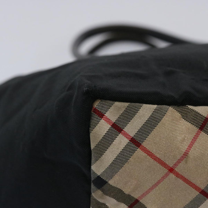 Burberry Blue Label Tote Bag Nylon Beige Auth ti1539