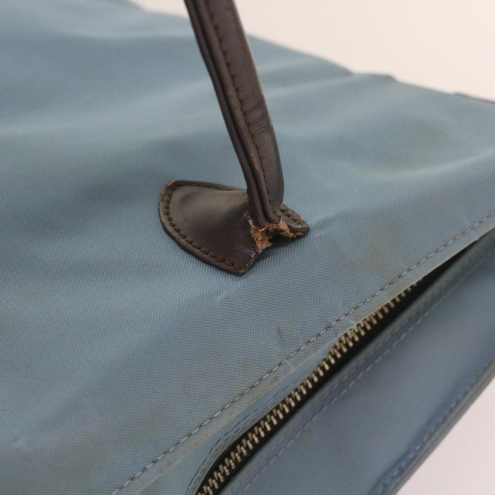 BurberrySs Blue Label Tote Bag Nylon Light Blue Auth ti1542