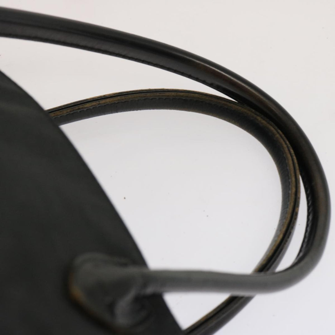 BurberrySs Nova Check Blue Label Hand Bag Nylon Beige Auth ti1621