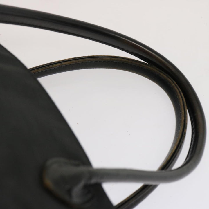 BurberrySs Nova Check Blue Label Hand Bag Nylon Beige Auth ti1621
