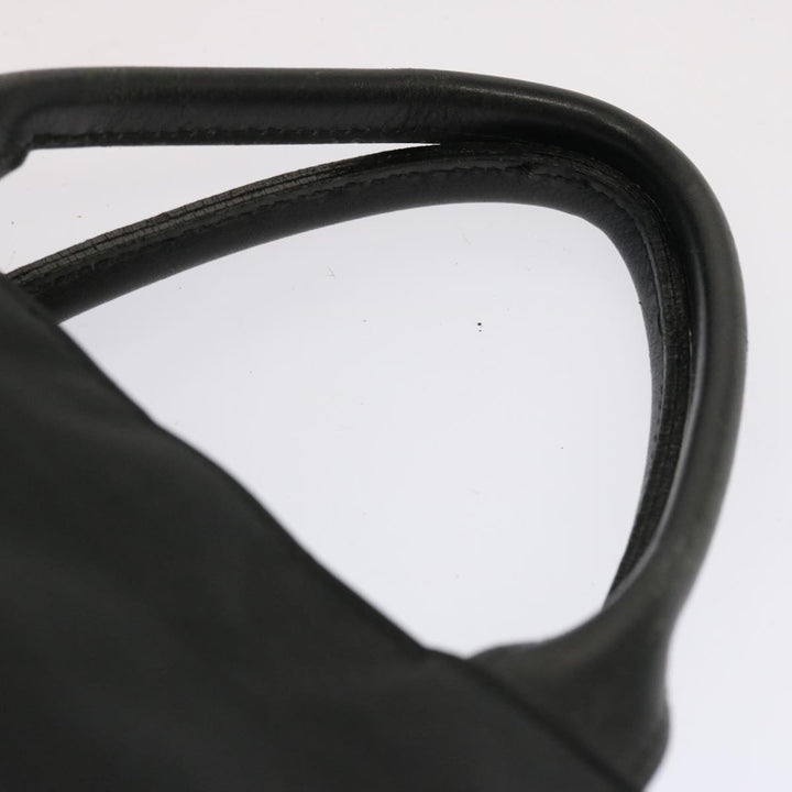 Burberry Nova Check Blue Label Hand Bag Nylon Beige Black Auth ti1650