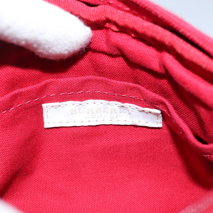 Top Quality Burberry Shoulder Bag Canvas Red Auth ti1749