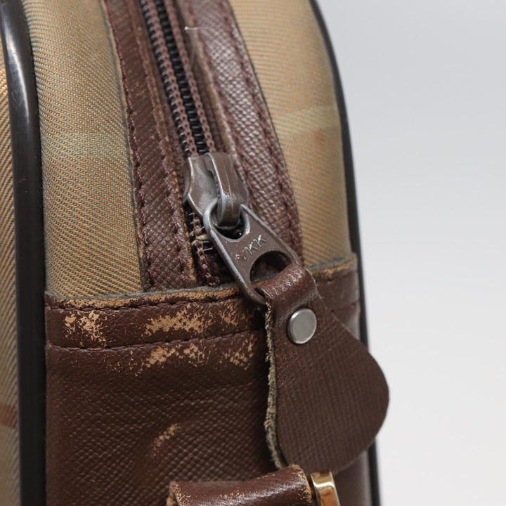 BurberrySs Nova Check Shoulder Bag Canvas Beige Brown Auth ti1772