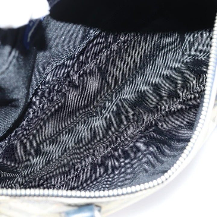 Burberry s Nova Check Blue Label Hand Bag Canvas 2Set Navy Auth ti1802