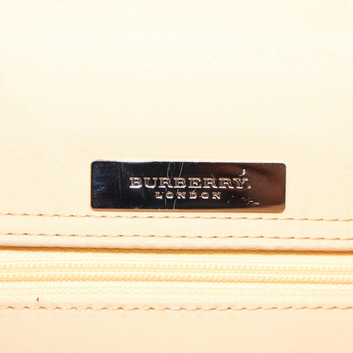 Burberry Hand Bag Nylon Green Auth ti1834