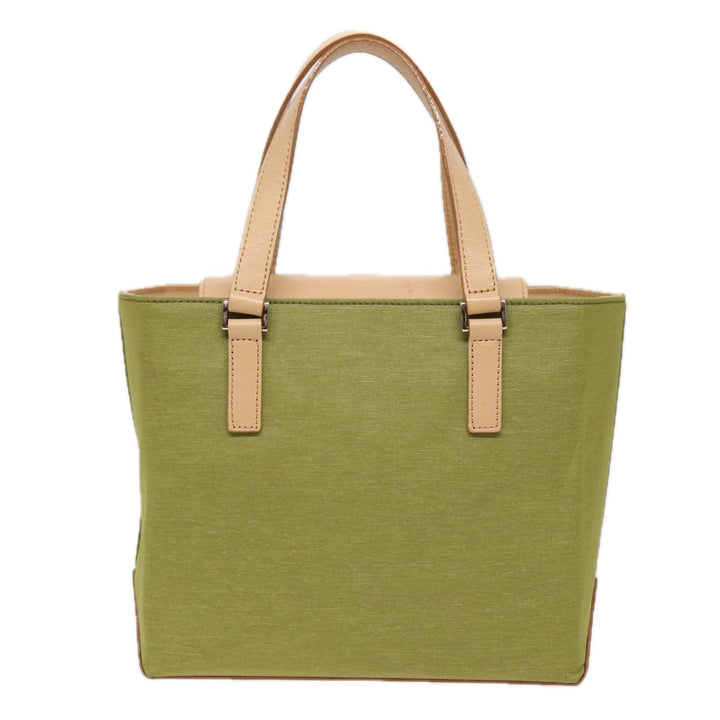 Burberry Hand Bag Nylon Green Auth ti1834