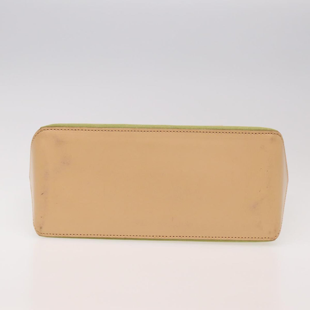 Burberry Hand Bag Nylon Green Auth ti1834