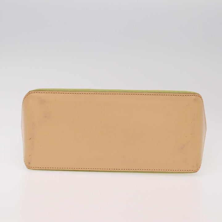 Burberry Hand Bag Nylon Green Auth ti1834