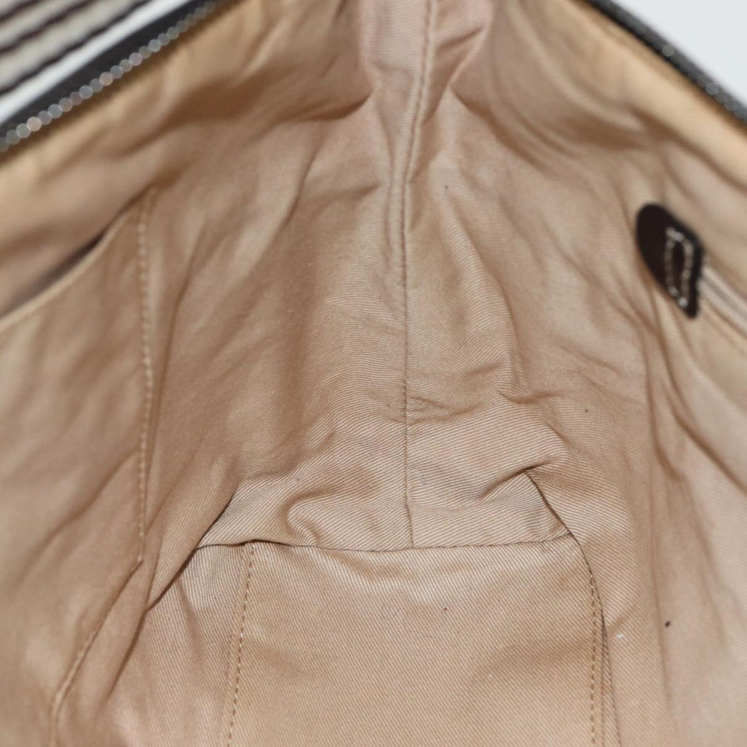 Burberry Blue Label Shoulder Bag Nylon 2way Beige Auth ti1840