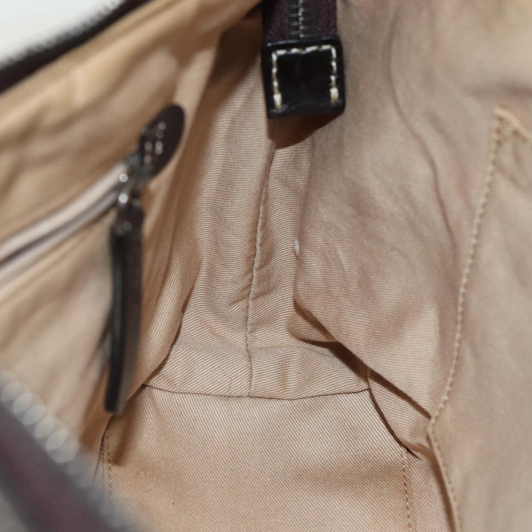 Burberry Blue Label Shoulder Bag Nylon 2way Beige Auth ti1840