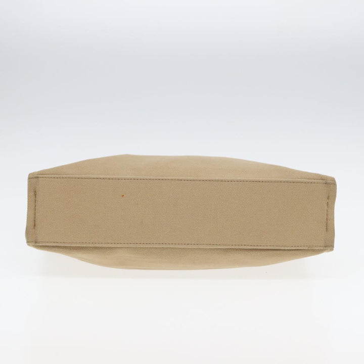 Burberry Blue Label Hand Bag Canvas Beige Auth ti1842