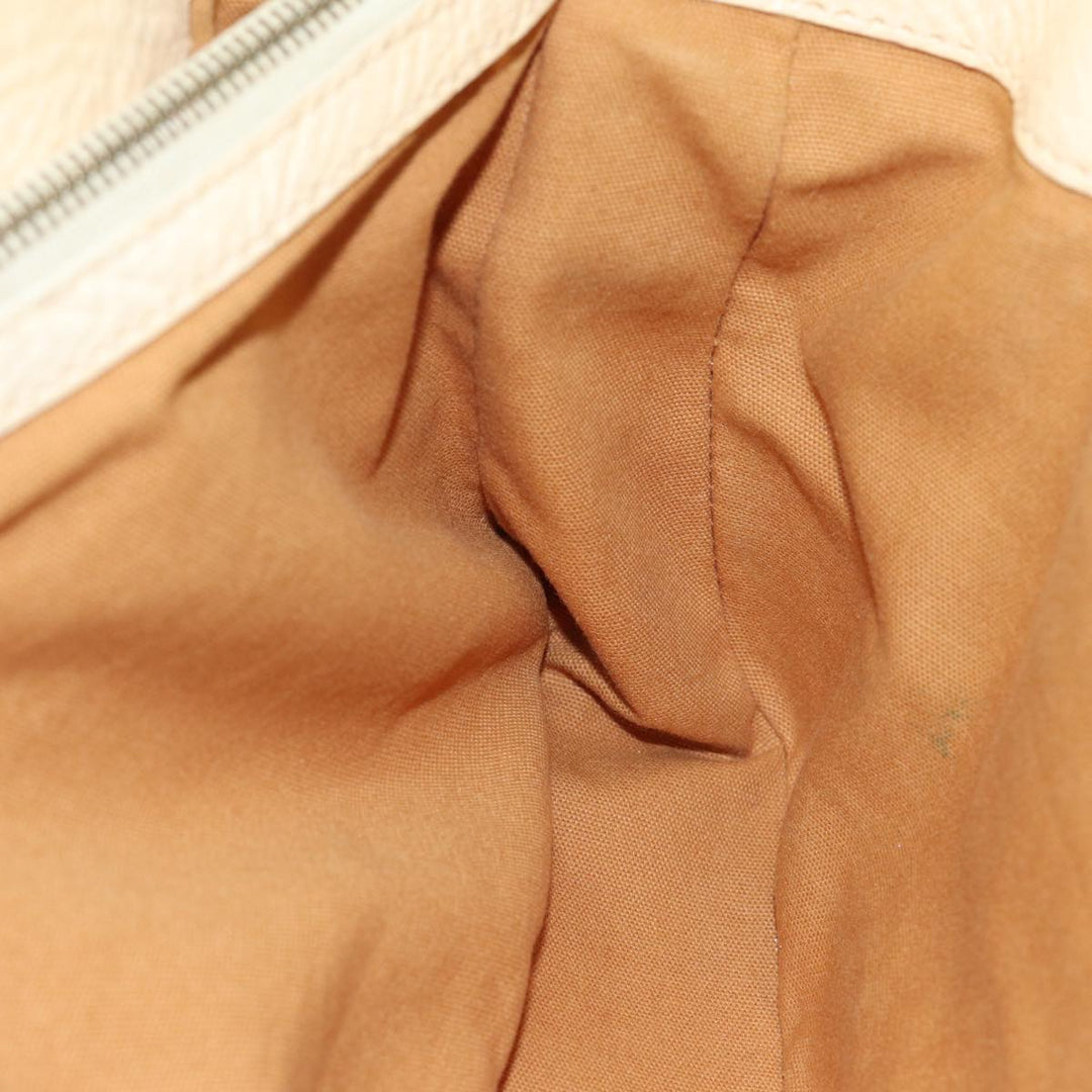 Top Quality Celine Boogie bag Hand Bag Leather Beige Auth ti1845