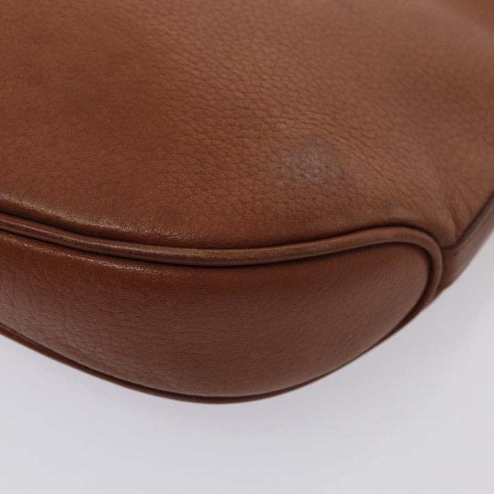 BurberrySs Shoulder Bag Leather 2Set Brown Auth ti1942
