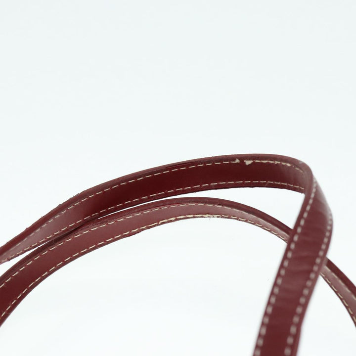 Burberry Nova Check Blue Label Hand Bag Nylon Beige Red Auth ti1993