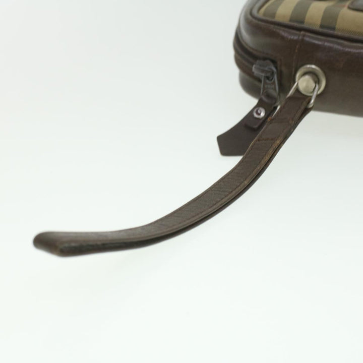 BurberrySs Nova Check Clutch Bag Nylon Beige Auth ti943