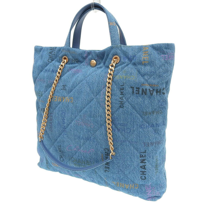 Top Quality Chanel Denim Maxi Shopping Bag AS3128