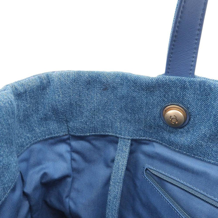 Top Quality Chanel Denim Maxi Shopping Bag AS3128