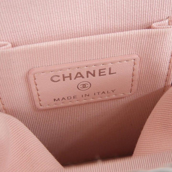 Top Quality Chanel Coco Mark Chain Clutch Shoulder Bag White