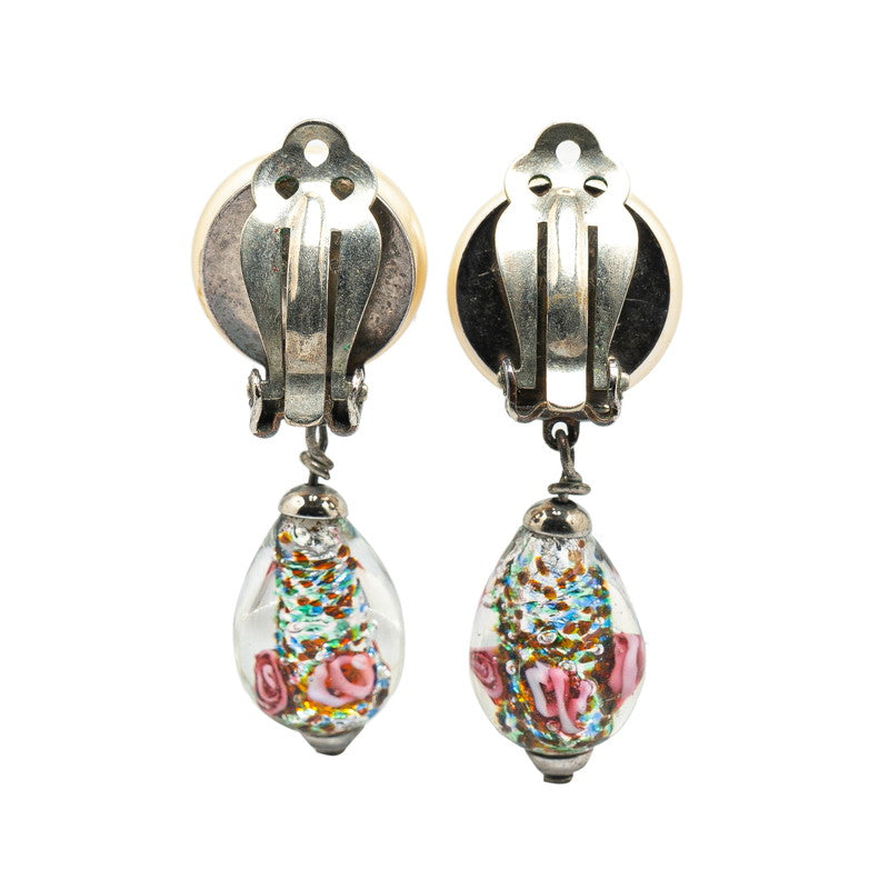 Top Quality Chanel Coco Mark Faux Pearl Drop Earrings