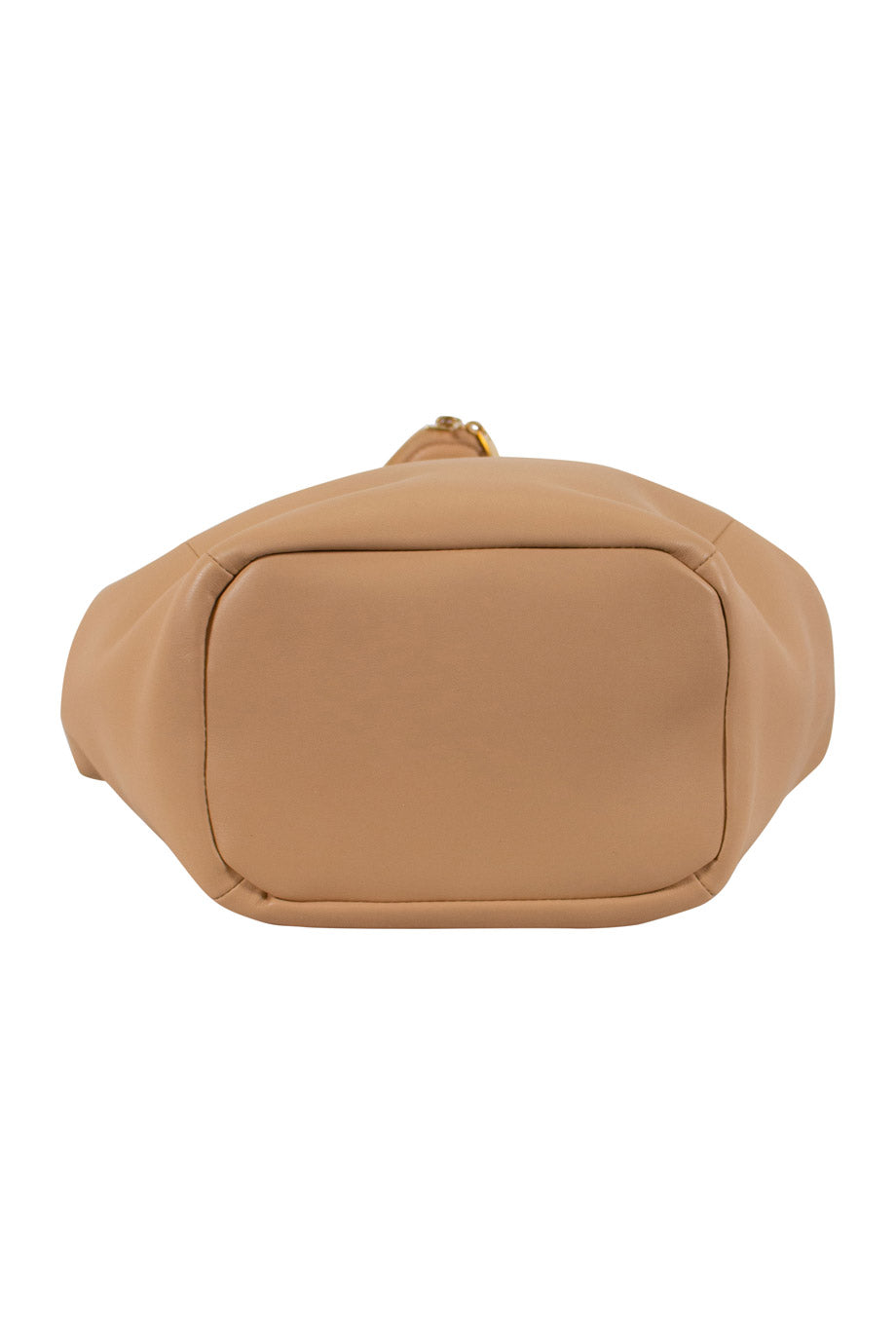 Bottega veneta Sand leather Beak V drawstring shoulder bag