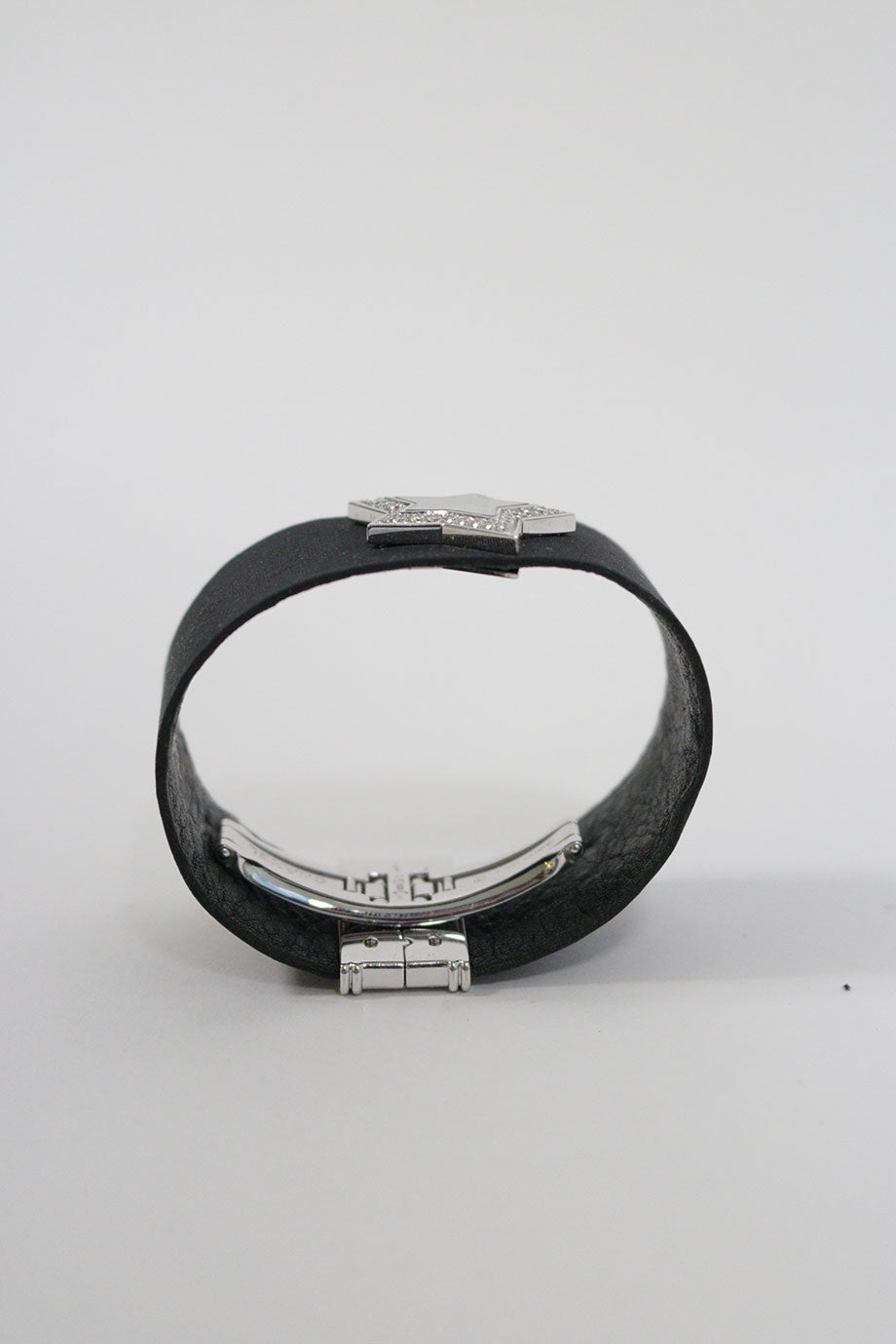 Chanel 18K white gold and diamond star bracelet Quartz watch