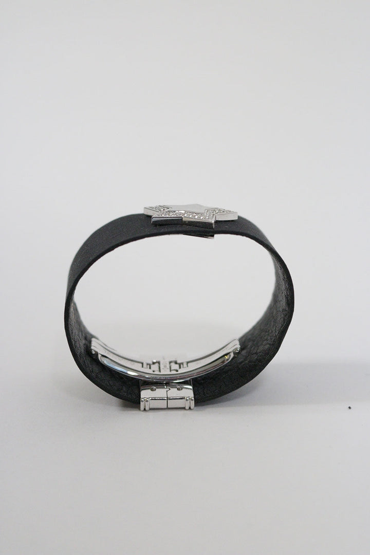 Chanel 18K white gold and diamond star bracelet Quartz watch