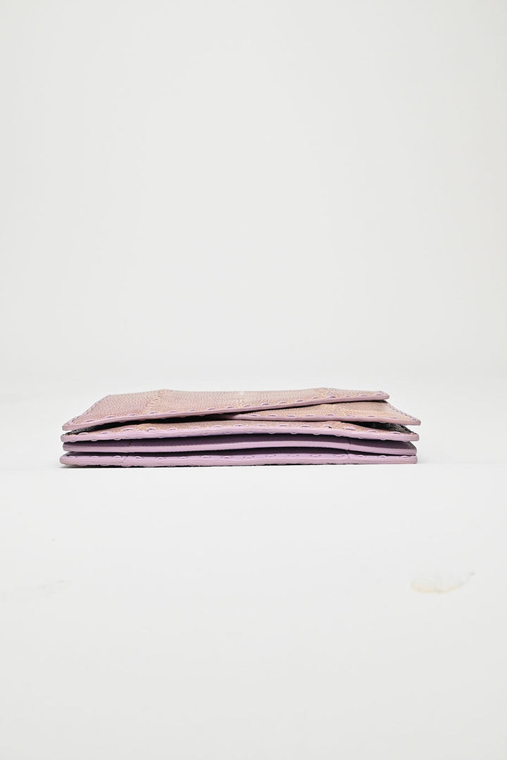 Bottega veneta Lilac Stingray Leather Envelop Clutch Bag