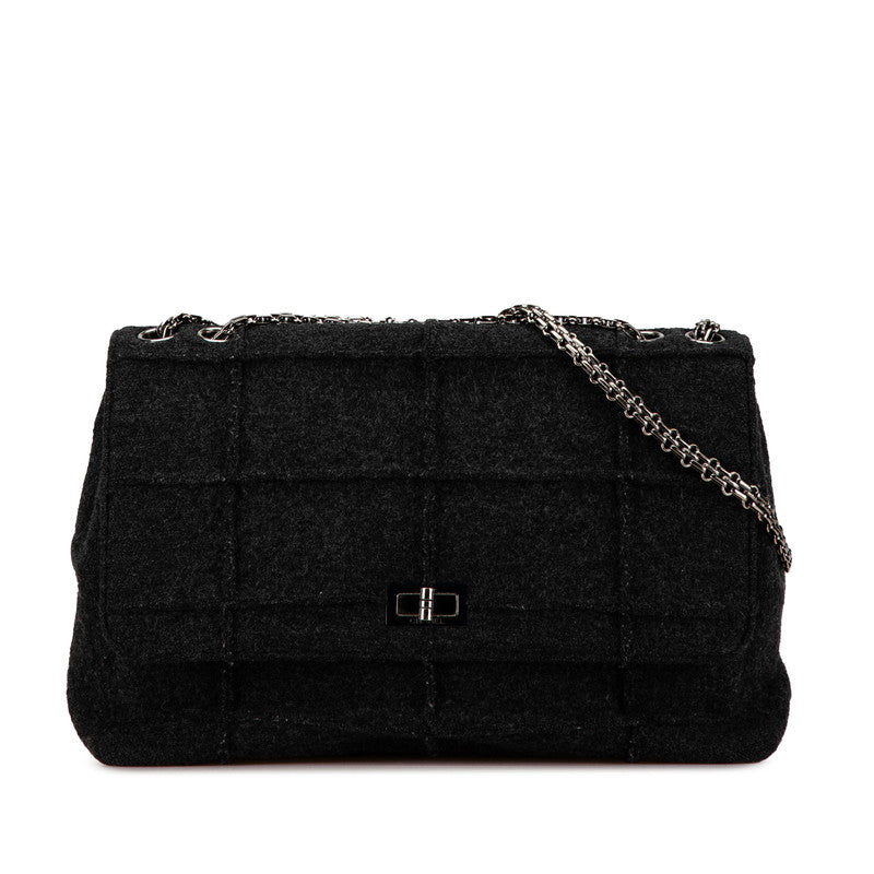 Top Quality Chanel Wool Chocolate Bar 2.55 Chain Shoulder Bag