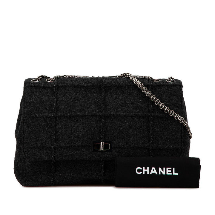 Top Quality Chanel Wool Chocolate Bar 2.55 Chain Shoulder Bag