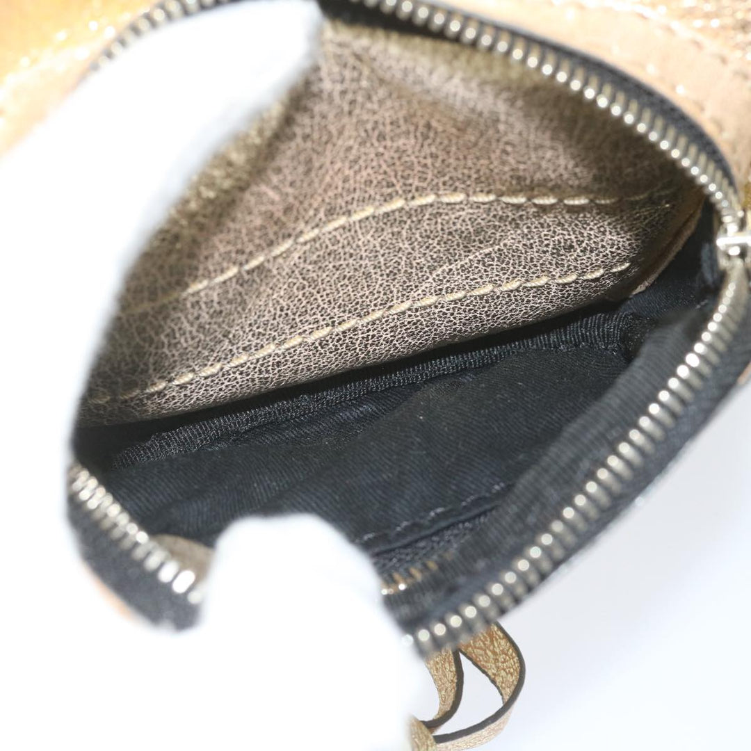 Chloe Shoulder Bag Leather Gold Tone uy155
