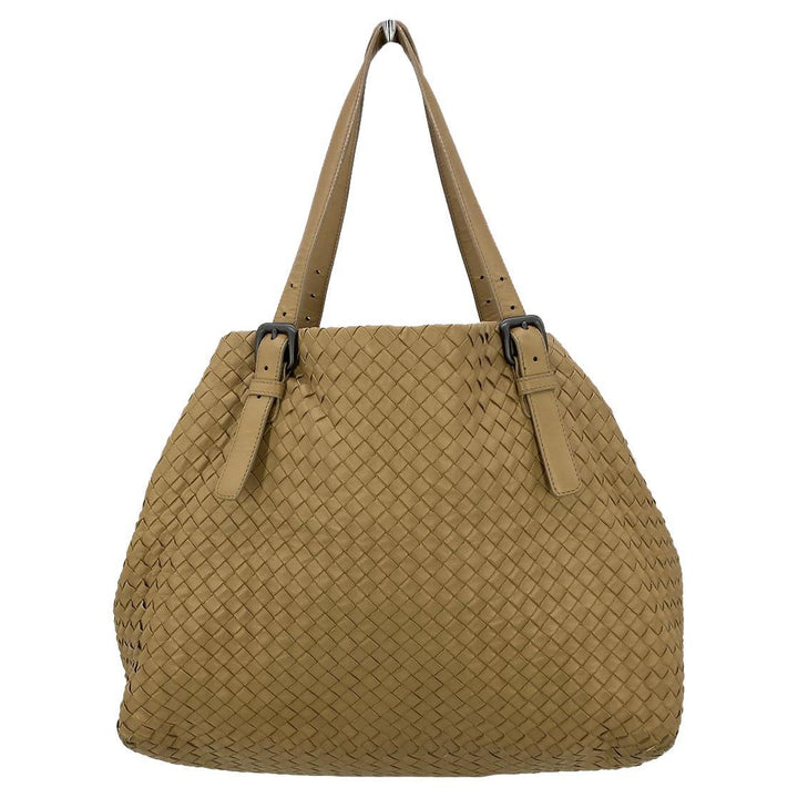Bottega veneta Tan Intrecciato Woven Nappa Leather Large Cesta Tote