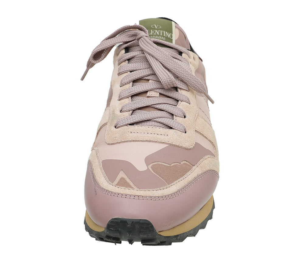 Valentino Old Rose Camouflage Sneaker 41