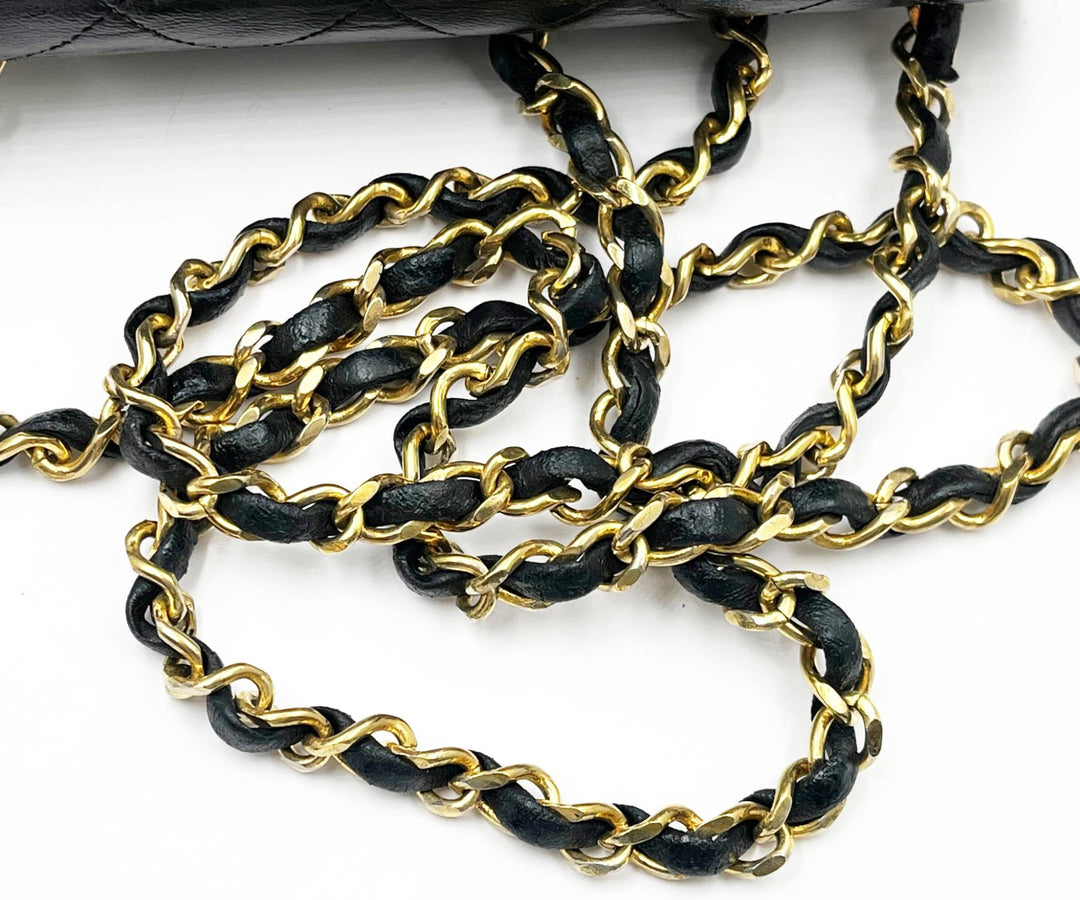 Chanel Vintage Classic Black Mini Timeless Crossbody Bag