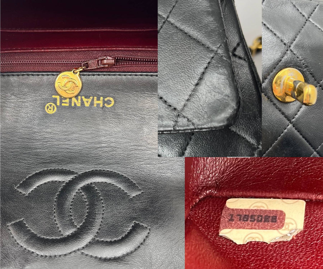 Chanel Vintage Classic Black Mini Timeless Crossbody Bag