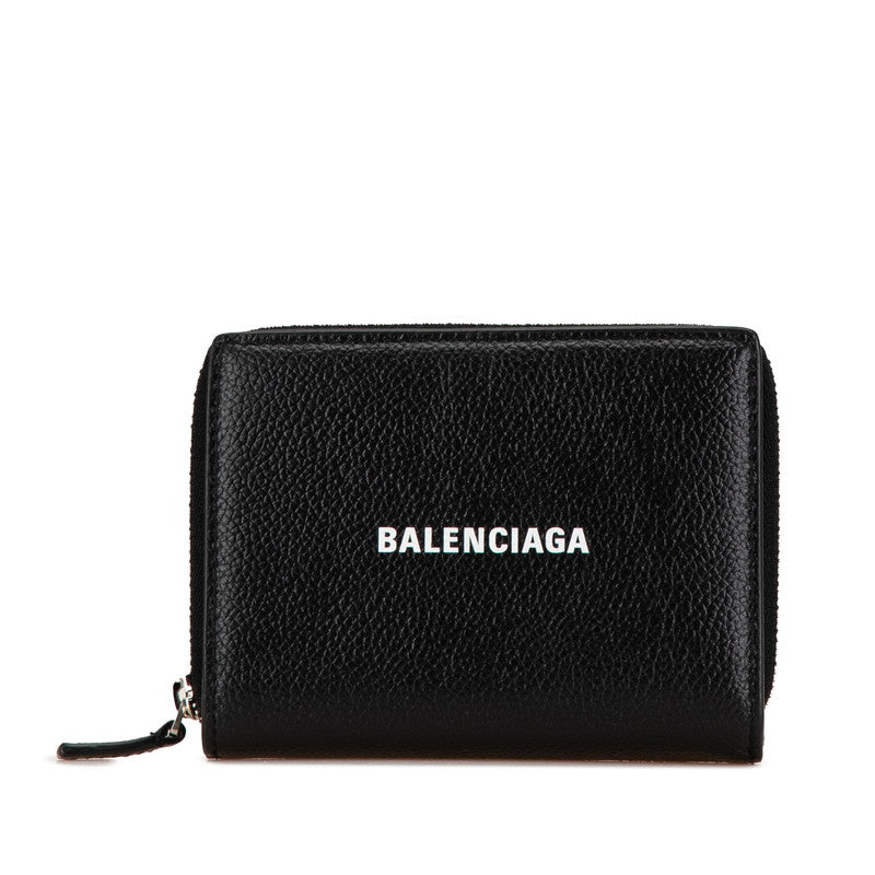 Top Quality Balenciaga Logo Leather Bifold Wallet