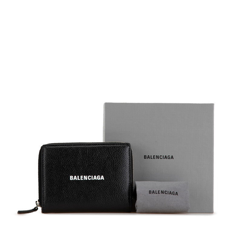 Top Quality Balenciaga Logo Leather Bifold Wallet