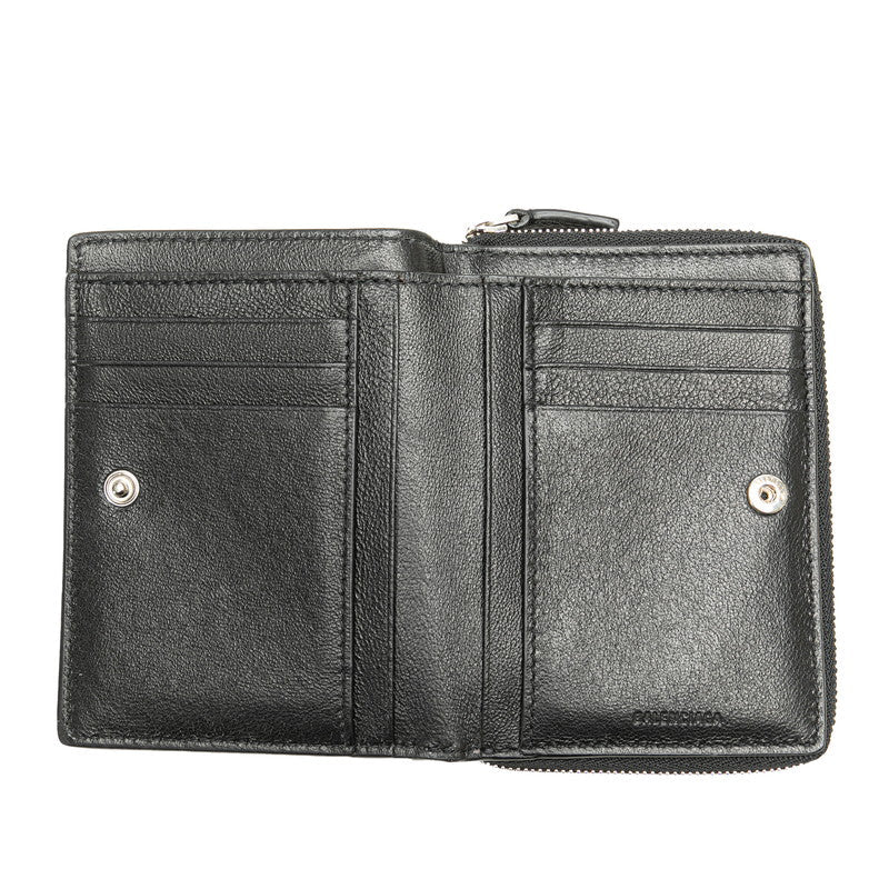 Top Quality Balenciaga Logo Leather Bifold Wallet