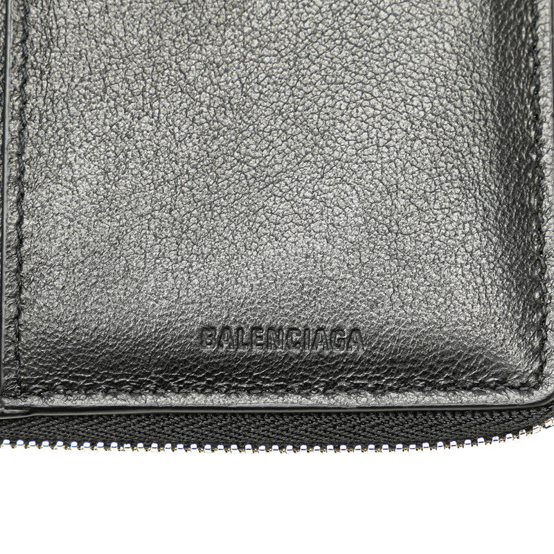 Top Quality Balenciaga Logo Leather Bifold Wallet