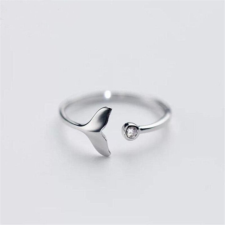 Whale Tail Sterling Silver Ring