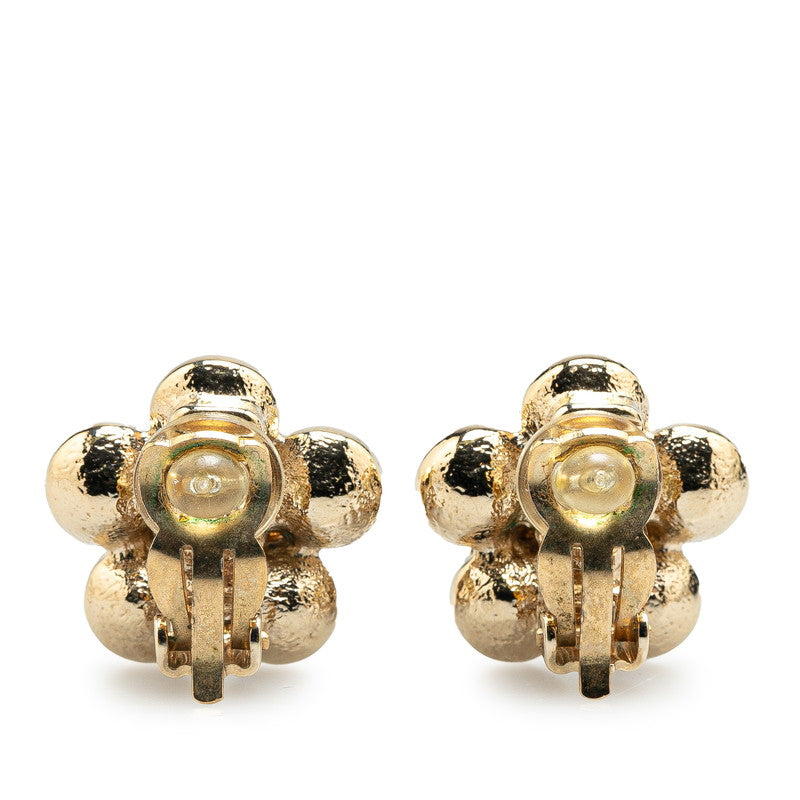 Top Quality Chanel Vintage Coco Mark Flower Earrings