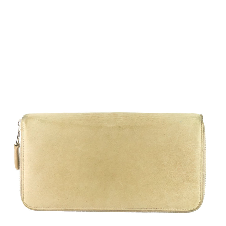 Top Quality Balenciaga Long Zipper Agneau Leather Wallet