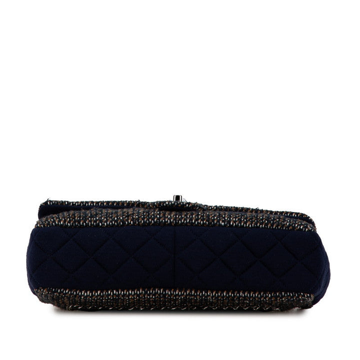 Top Quality Chanel Cotton Tweed Chain Shoulder Bag