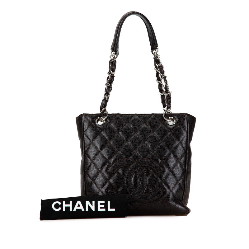 Top Quality Chanel Caviar Skin Matelasse PST Tote Bag