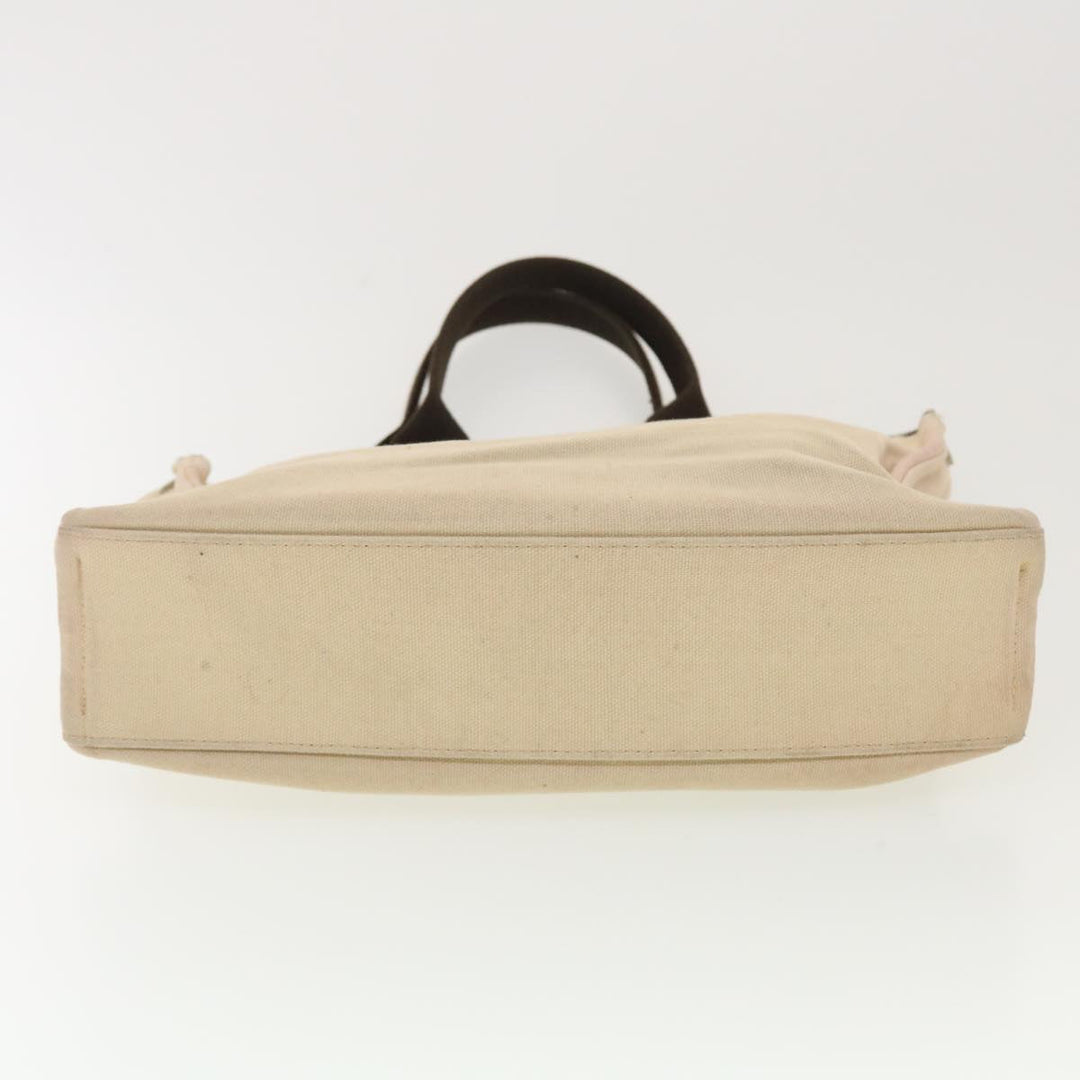 Burberry Nova Check Blue Label Tote Bag Canvas Beige Auth yb078
