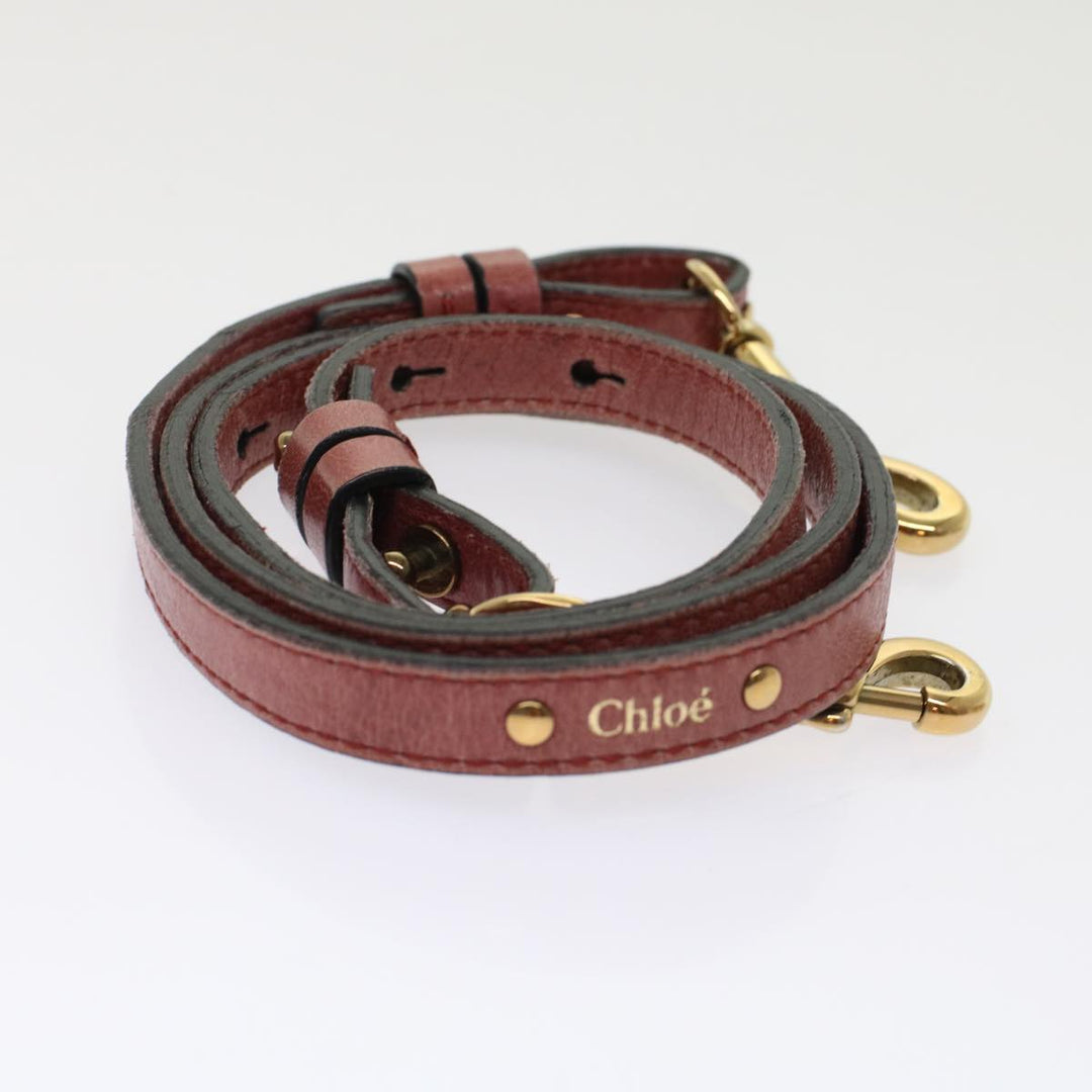 Chloe Etel Hand Bag Leather 2way Red 01・13・50・65 yb285