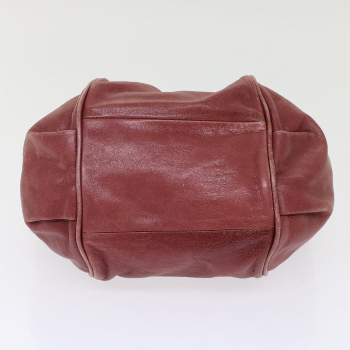 Chloe Etel Hand Bag Leather 2way Red 01・13・50・65 yb285