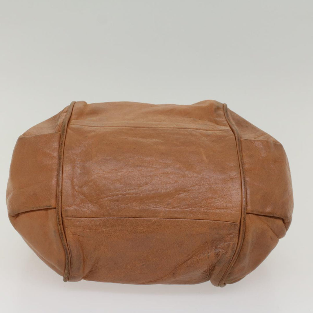 Chloe Etel Hand Bag Leather 2way Brown 03-12-50-65 yb341