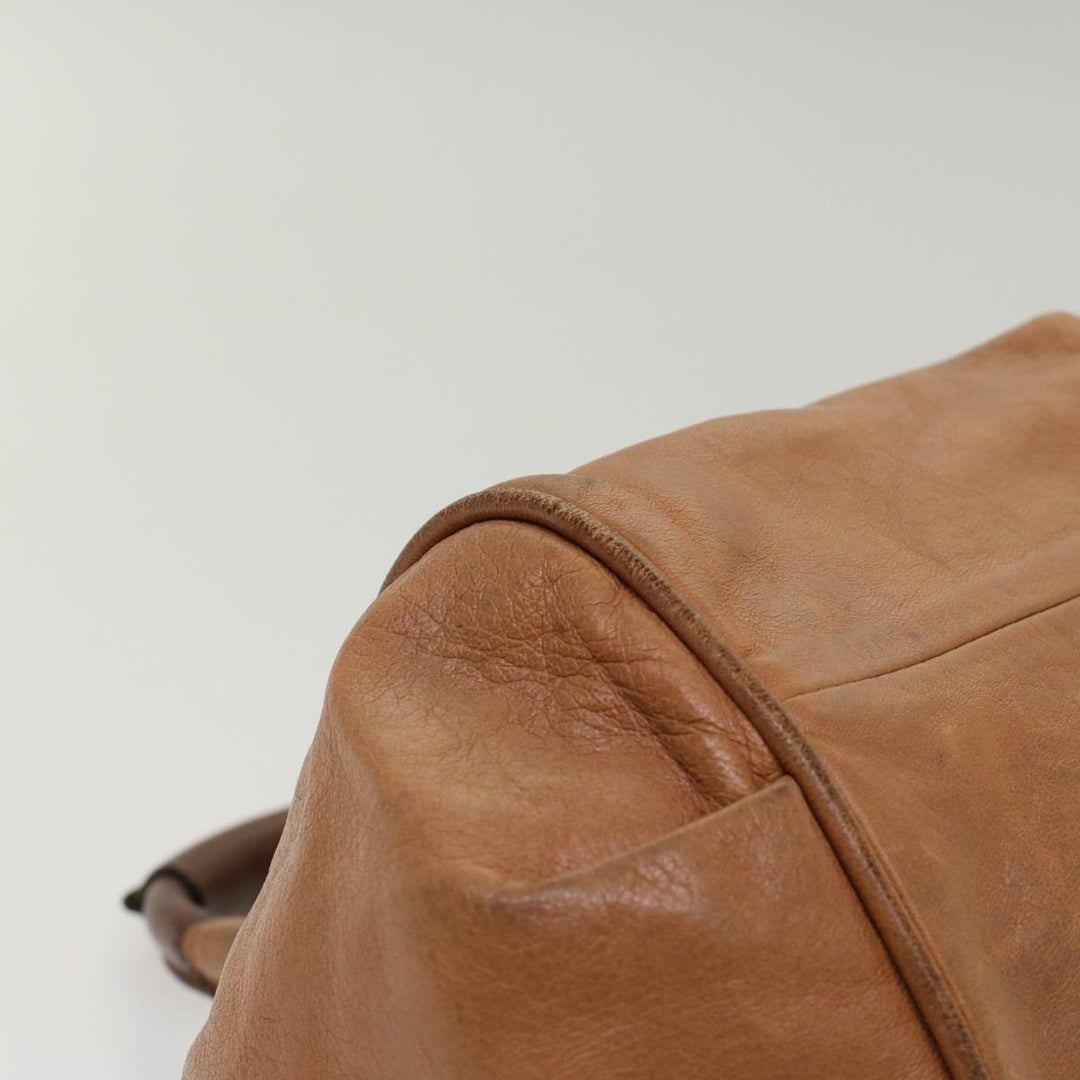 Chloe Etel Hand Bag Leather 2way Brown 03-12-50-65 yb341